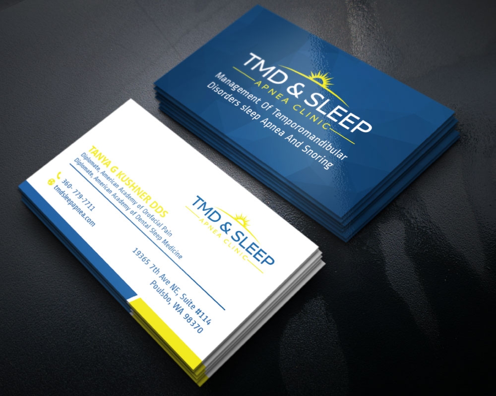 TMD & Sleep Apnea Clinic logo design by Boomstudioz