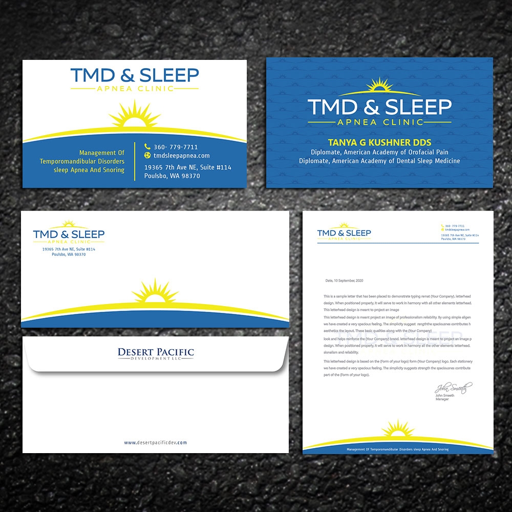 TMD & Sleep Apnea Clinic logo design by Boomstudioz