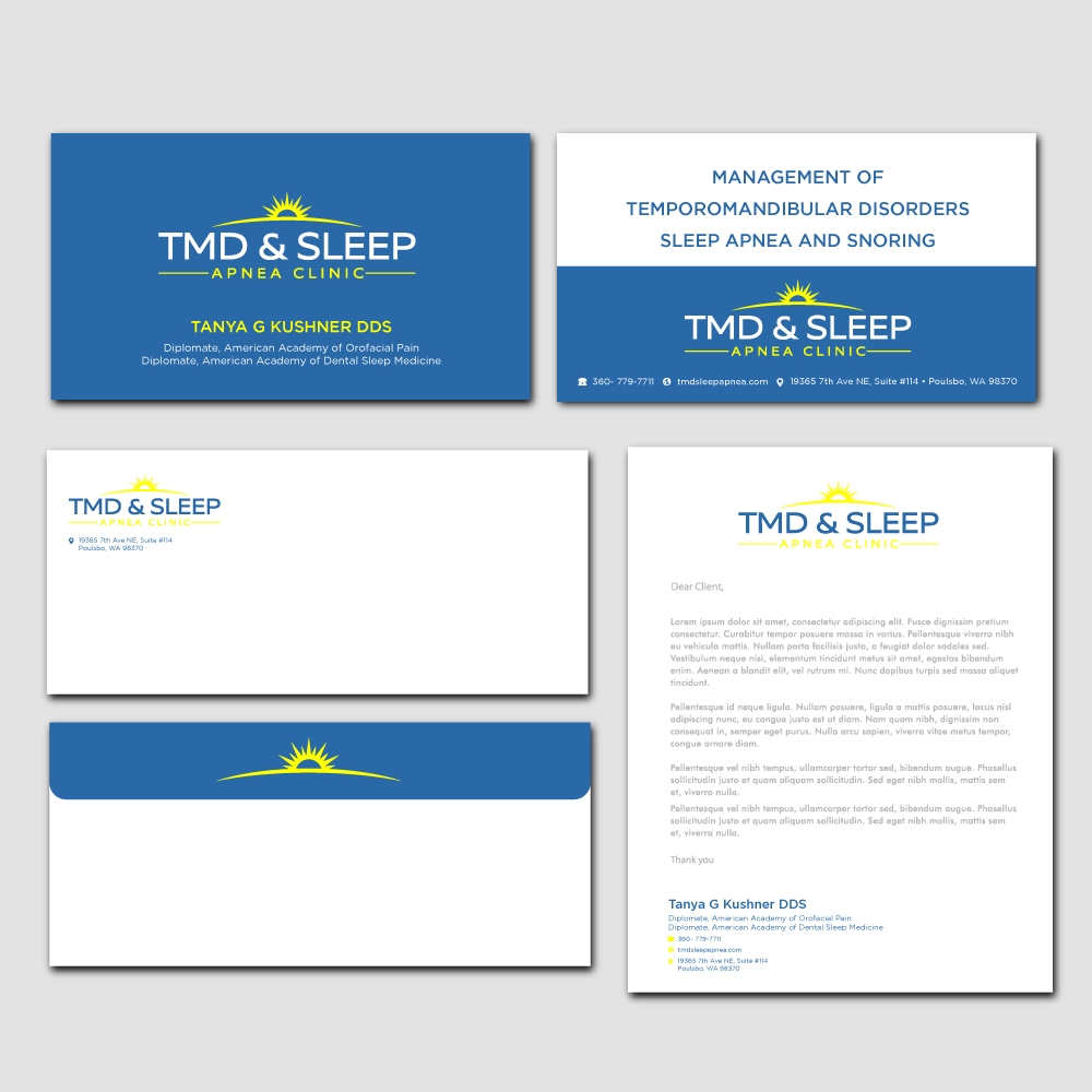 TMD & Sleep Apnea Clinic logo design by labo