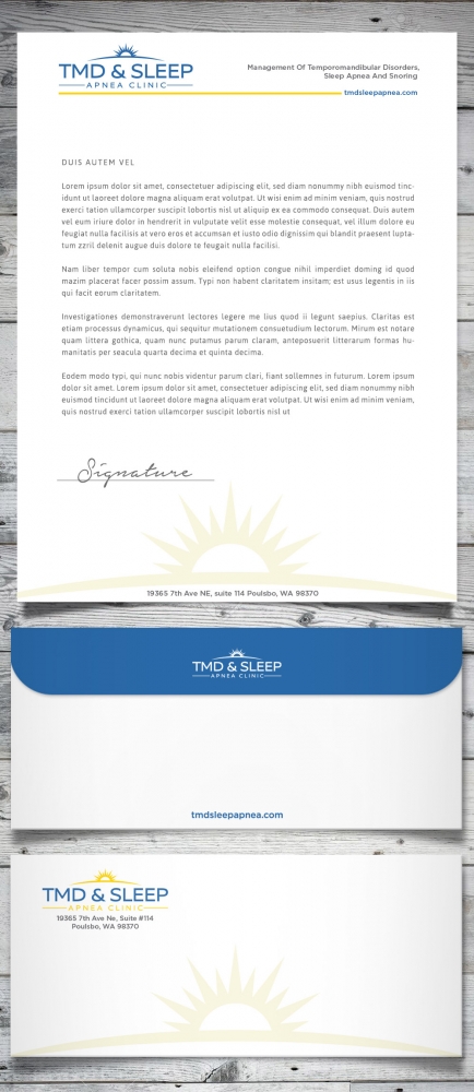 TMD & Sleep Apnea Clinic logo design by scriotx