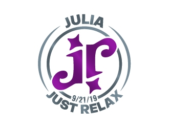 Julia Roth  [logo for bat-mitzvah party] logo design by josephope