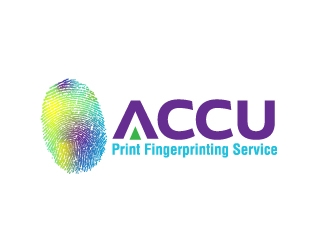ACCU-Print Fingerprinting Service logo design by jaize