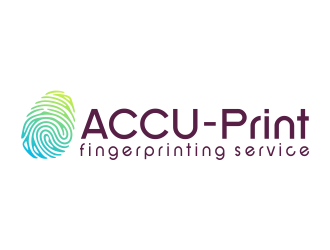 ACCU-Print Fingerprinting Service logo design by mletus