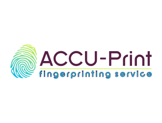ACCU-Print Fingerprinting Service logo design by mletus