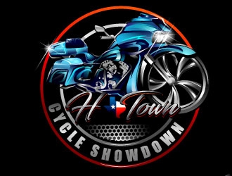 H-Town Cycle Showdown logo design by Suvendu