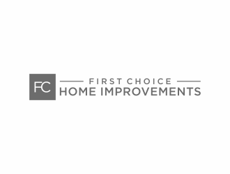 First Choice Home Improvements logo design by ammad