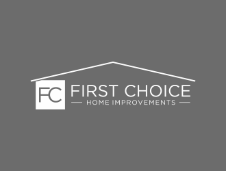 First Choice Home Improvements logo design by ammad