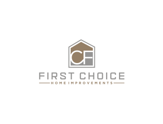 First Choice Home Improvements logo design by bricton