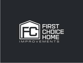 First Choice Home Improvements logo design by bricton
