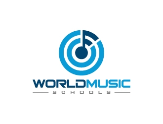 World Music Schools logo design by pencilhand