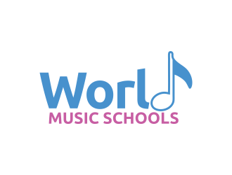 World Music Schools logo design by DelvinaArt