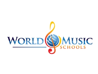 World Music Schools logo design by REDCROW