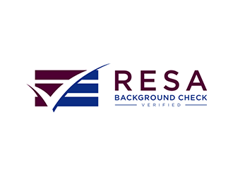 RESA Background Check Verified  logo design by blackcane