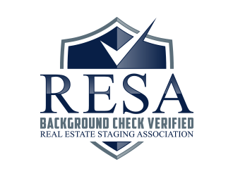RESA Background Check Verified  logo design by lexipej