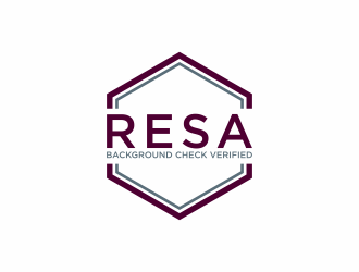 RESA Background Check Verified  logo design by Editor