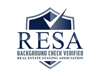 RESA Background Check Verified  logo design by lexipej