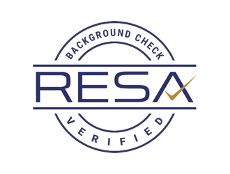 RESA Background Check Verified  logo design by Coolwanz
