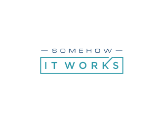 Somehow It Works logo design by bricton