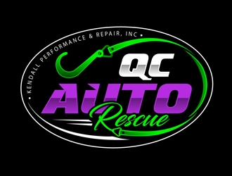 QC Auto Rescue  logo design by DreamLogoDesign
