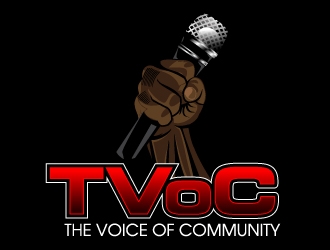The Voice of Community (TVoC) logo design by desynergy