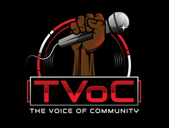 The Voice of Community (TVoC) logo design by DreamLogoDesign
