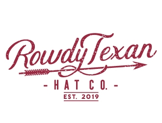 Rowdy Texan Hat Company logo design by Dakouten