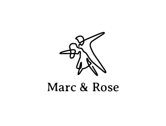 Marc & Rose logo design by handitakk