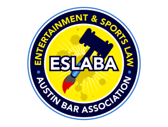 Entertainment & Sports Law Section of the Austin Bar Association (ESLABA) logo design by ingepro