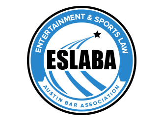 Entertainment & Sports Law Section of the Austin Bar Association (ESLABA) logo design by BeDesign