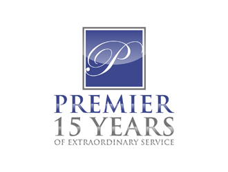 15 years of extraordinary service @ Premier logo design by johana