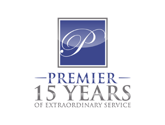 15 years of extraordinary service @ Premier logo design by johana