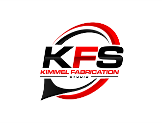 Kimmel Fabrication Studio logo design by evdesign