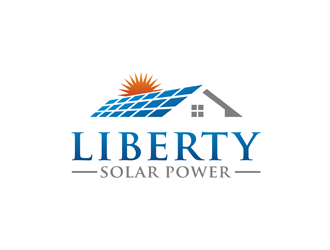 Liberty Solar Power logo design by bomie
