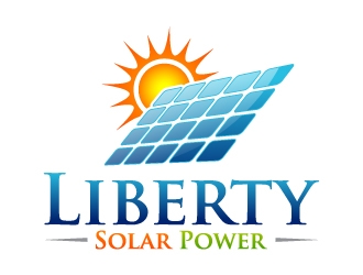 Liberty Solar Power logo design by kgcreative
