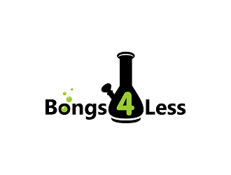 Bongs4Less logo design by haze