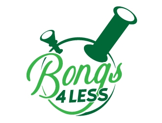 Bongs4Less logo design by Dakouten
