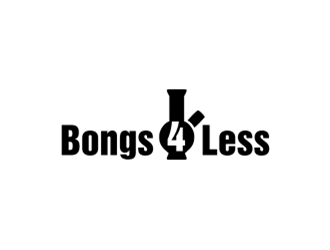 Bongs4Less logo design by sheilavalencia