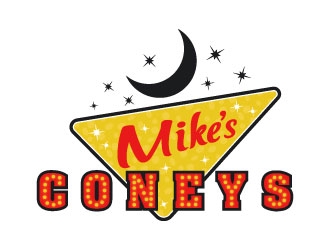 Mikes Coneys logo design by DesignPal