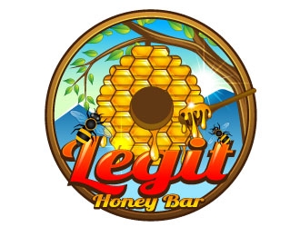 Legit Honey Bar logo design by Suvendu