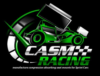 CASM RACING logo design by Suvendu