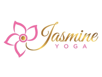 Jasmine Yoga logo design by MonkDesign