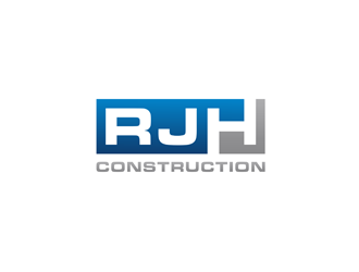 RJH Construction logo design by bomie