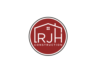 RJH Construction logo design by bricton