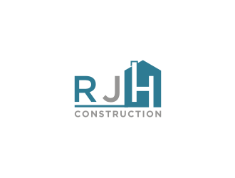 RJH Construction logo design by bricton