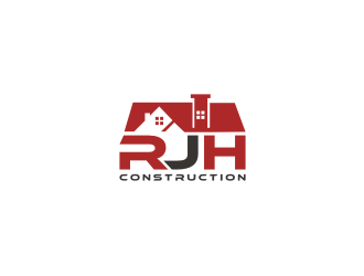 RJH Construction logo design by bricton