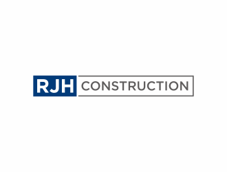RJH Construction logo design by ammad