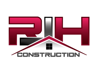 RJH Construction logo design by axel182