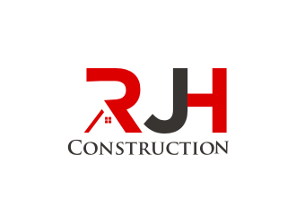 RJH Construction logo design by BintangDesign