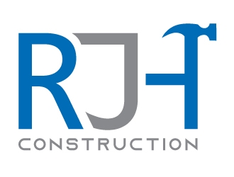 RJH Construction logo design by MonkDesign