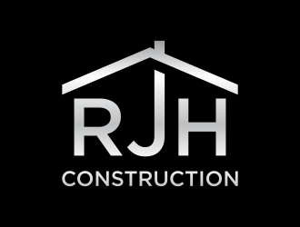 RJH Construction logo design by hopee